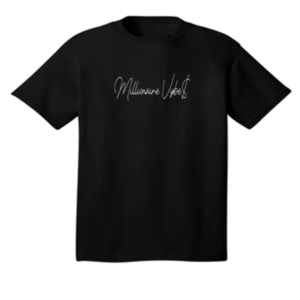 copacetic cursive tee Black