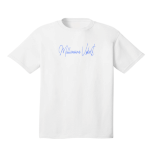 copacetic cursive tee white