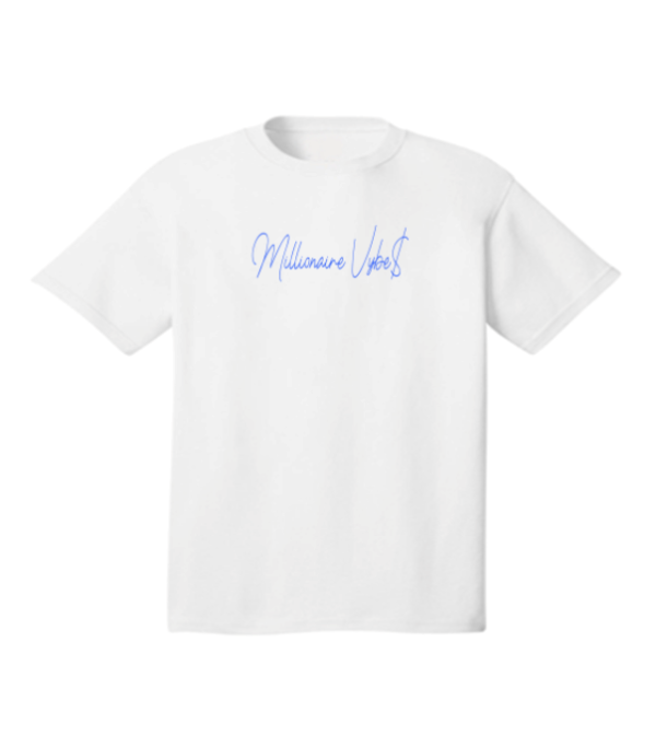 copacetic cursive tee white